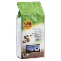 Wild Harvest Coffee, Ground, Dark Roast, French Dark Roast, 10 Ounce