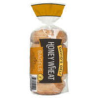 David's Deli David's Deli Bagels, Honey Wheat, Presliced, 5 Each