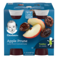 Gerber Juice from Concentrate, Toddler (12+ Months), 4 Each