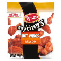 Tyson Any'tizers Tyson Any'tizers Buffalo Style Bone-In Chicken Wings, 22 oz. (Frozen), 22 Ounce