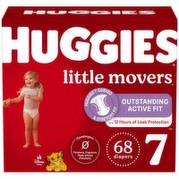 Huggies Little Movers Baby Diapers, 68 Each