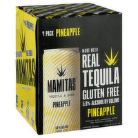 Mamitas Tequila & Soda, Pineapple, 4 Pack, 4 Each