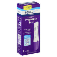 Equaline Pregnancy Test, One-Step, 2 Each