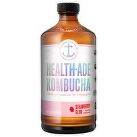 Health-Ade Kombucha, Strawberry Glow, 16 Fluid ounce
