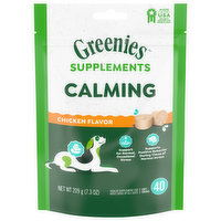 Greenies Supplements Dog Chews, Chicken Flavor, Calming, Adult, 40 Each