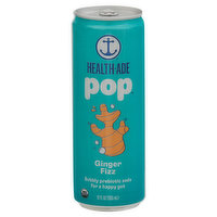 Health-Ade  Pop Soda, Ginger Fizz, 12 Fluid ounce