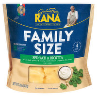 Rana Ravioli, Spinach & Ricotta, Family Size, 20 Ounce