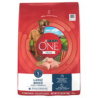 Purina One +Plus Dog Food, Adult Formula, Large Breed, 31.1 Pound