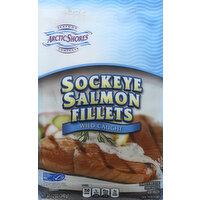 ARCTIC SHORES Sockeye Salmon, Wild Caught, Fillets, 12 Ounce