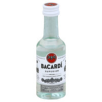 Bacardi Superior Rum, White, 50 Millilitre