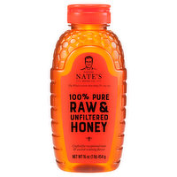 Nature Nate's Honey Co. Honey, Raw & Unfiltered, 16 Ounce