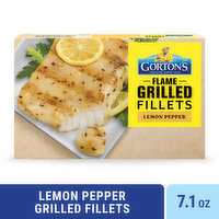 Gorton's Lemon Pepper Flame Grilled Fish Fillets, 7.1 Ounce