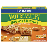 Nature Valley Granola Bars, Peanut, Sweet & Salty Nut, Chewy, 12 Each