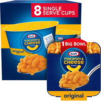 Kraft Original Macaroni and Cheese Easy Microwavable Dinner Big Bowl, 3.5 Ounce