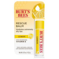 Burt's Bees Rescue Balm, Lemon, 0.15 Ounce