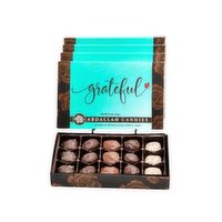 Abdallah Chocolates Greeting Card Box, Grateful Chocolate, 5.5 Ounce