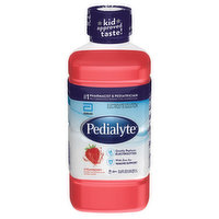 Pedialyte Electrolyte Solution, Strawberry, 33.8 Fluid ounce