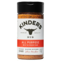 Kinder's Rub, All Purpose, Meat & Veggie Rub, 6 Ounce