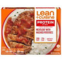 Lean Cuisine Protein Kick Meatloaf, with Mashed Potatoes, 9.375 Ounce