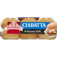 Brownberry Brownberry Ciabatta Gourmet Buns, 6 count, 23 oz, 23 Ounce