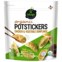 Bibigo Chicken & Vegetable Dumplings, Organic, Potstickers