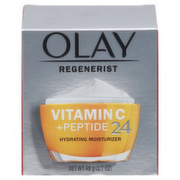 Olay Hydrating Moisturizer, Vitamin C+Peptide 24, 1.7 Ounce