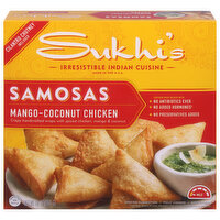 Sukhi's Samosas, Mango-Coconut Chicken, 10 Ounce