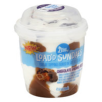 Blue Bunny Ice Cream, Soft, Chocolate Caramel Pretzel, 8.5 Ounce