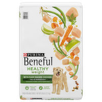 Beneful Food for Dogs, Healthy Weight, with Farm-Raised Chicken, Adult, 28 Pound