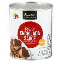 Essential Everyday Enchilada Sauce, Gluten Free, Red, Medium, 28 Ounce