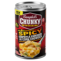 Campbell's® Chunky® Spicy Chipotle Chicken Corn Chowder Soup, 18.8 Ounce