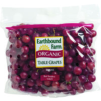Fresh Organic Red Seedless Grapes, 1 Pound