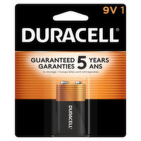 Duracell Battery, Alkaline, 9V, 1 Pack, 1 Each