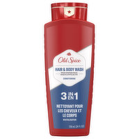 Old Spice High Endurance Hair & Body Wash, Conditioning, 3 in 1, 24 Fluid ounce