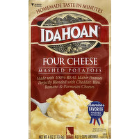 Idahoan Mashed Potatoes, Four Cheese, 4 Ounce