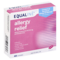 EQUALINE Allergy Relief, Minitabs, 48 Each