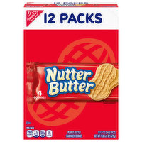 Nutter Butter Sandwich Cookies, Peanut Butter, 12 Packs, 12 Each