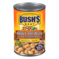 Bush's Best White Chili Beans Great Northern Beans in a Mild Chili Sauce, 15.5 Ounce