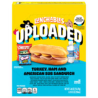 Lunchables Turkey, Ham and American Sub Sandwich, 1 Each