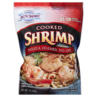 Arctic Shores Shrimp, Cooked, Peeled & Deveined, Tail-Off, 41-50