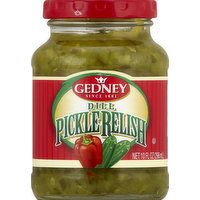 Gedney Relish, Dill Pickle, 10 Ounce