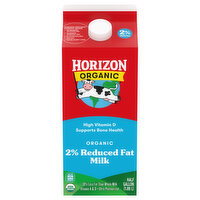 Horizon Organic Milk, Organic, 2% Reduced Fat, 0.5 Gallon