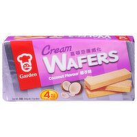 Garden Wafers, Cream, Coconut Flavour, 4 Each