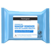 Neutrogena Cleansing Towelettes, Ultra-Soft, Makeup Remover, Fragrance-Free, 25 Each