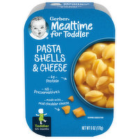 Gerber Mealtime for Toddler Pasta Shells & Cheese, 6 Ounce