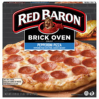 Red Baron Pizza, Brick Oven Crust, Pepperoni, 17.89 Ounce