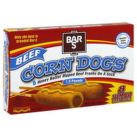 Bar S Corn Dogs, Beef, Jumbo, 8 Each