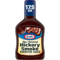 Kraft Hickory Smoke Slow-Simmered Barbecue Sauce, 17.5 Ounce