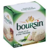 Boursin Cheese, Gournay, Garlic & Fine Herbs, 5.2 Ounce