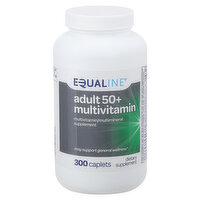 Equaline Multivitamin, Adult 50+, Caplets, 300 Each